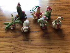 ENESCO HOME GROWN COLLECTION  CHRISTMAS ORNAMENTS LIMITED EDITION LOT OF 7 EUC picture