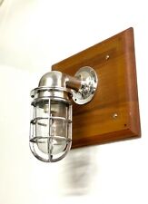 Aluminum Swan Neck 90 Degree Nautical Antique Passage Wall Sconce Light – Large picture