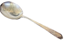 1 Solid Casserole Serving Spoon Reflection Rogers 1939 International Silverplate picture