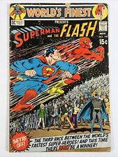 World's Finest #198 (1970) 3rd Superman/Flash Race ~ DC Comics picture