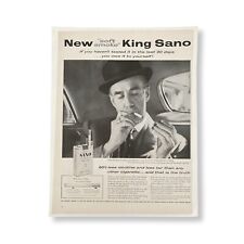 Vintage King Sano Cigarettes Ad - US Diplomat John S. Young - 11x14 Print Ad picture
