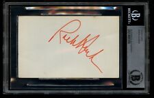 Rock Hudson d1985 signed autograph 3x5 index card Actor Giant & Pillow Talk BAS picture