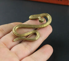 Tabletop Figurine Brass Snake Animal Statue Sculpture Home Decor Gifts picture