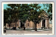 Orlando FL-Florida, First M.E. Church, c1939 Antique Vintage Souvenir Postcard picture