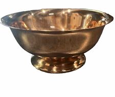 CopperCraft Guild Pedestal Bowl 7”W X 3.25” New Old Stock Box Vtg picture