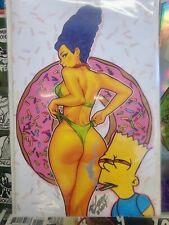 COSPLAY WARS MARGE SIMPSON NAUGHTY AND NICE VIRGIN FOIL/NON FOIL  COMBO 4 PACK picture