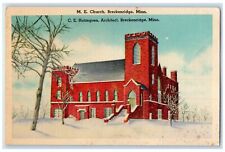 c1940's Methodist Episcopal Church Breckenridge Minnesota MN Unposted Postcard picture