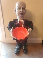 Gemmy Jeeves The Butler Talking Animated Candy Bowl Motion Sound Activated 2007 picture