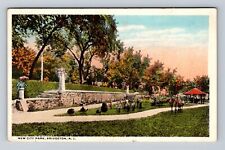 Bridgeton NJ-New Jersey, Scenic New City Park Antique Vintage c1917 Postcard picture