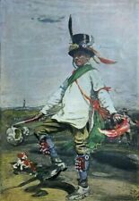 1907 A Morris Dance at Blenheim Castle England illustrated picture