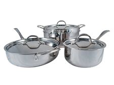 Le Chef 5-ply Stainless Steel 6 Piece Cookware Set, Clearance Sale  picture