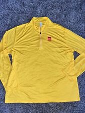 McDonalds Fast Food Worker Uniform Breathable Top  Yellow Sz 3XL picture