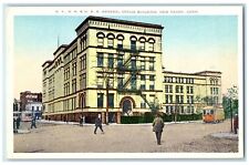 c1920's NYNH & HRR General Office Building New Haven Connecticut CT Postcard picture