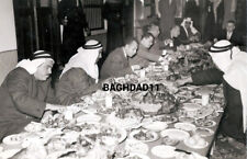 Iraq, Reprinted photo of Prime minister of Iraq in a visit to Kuwait, 1956.  K1 picture