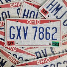 OHIO STATE LICENSE PLATE 🔥 🔥 1 ~ w/RANDOM LETTERS & NUMBERS picture