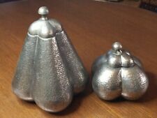 2004 Montaage Hammered Aluminum Lidded Containers. Beautiful metal containers  picture