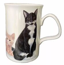 Roy Kirkham Mug Coffee Tea Cup House Cats Illustrated Fine Bone China England picture