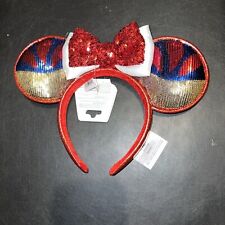 DISNEY PARKS 2024 SNOW WHITE SEQUIN EARS NWT picture
