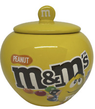 M&M's World Yellow Character Peanut Candy Ceramic Jar New picture