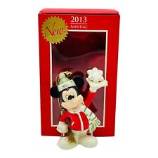 Lenox Disney 2013 Annual Mickey’s Snowflake Surprise Christmas Ornament NEW picture