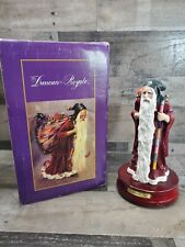 Duncan Royale History of Santa MEDIEVAL  With Music Box Plays Silent Night  picture