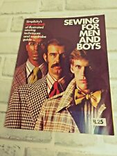 Vintage Simplicity's Sewing For Men and Boys 1973 Illustrated Sewing Techniques picture