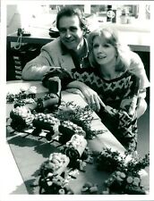 Jane Asher with husband Gerald Scarfe - Vintage Photograph 3814880 picture