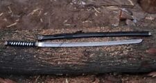 Japanese Battle Sword Samurai Katana Sharp Damascus Steel Blade Full Tang Ninja picture