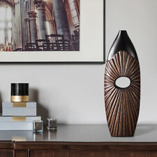 DKTDT Resin Decorative Vase Handmade Elegant Art Vase for Home Decor H15.8 inch picture
