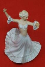 RARE Vintage Schaubach Kunst Twirling Dancing Girl--Made in Germany-Figurine picture