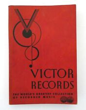 RCA Victor 1936 Phonograph Records Catalog picture
