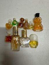Vintage Perfume Mini bottles mixed lot of 9 Lot #4 picture