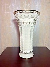 Lenox Very Large 16” Vase Florentine & Pearl Porcelain Ivory picture