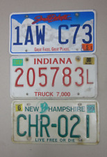 Mixed Bulk lot 3 licence/number plates US/United States/USA/American set AP13A picture