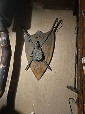 Iron Spanish Shield with Crossed Swords, circa 1900s picture