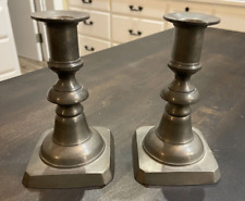 COLONIAL CASTING Meriden Conn Pewter Candlestick 6