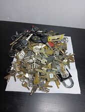 Over 12 Pound Lot Of Vtg Keys Car ilco Master Post Office Security Brass More picture