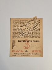 *Rare* 1954 'A Star Is Born' Ticket Stubs/Parking Stub - Hollywood RKO Pantages picture