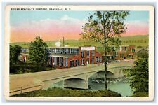 1928 Power Specialty Company Exterior Building Road Dansville New York Postcard picture