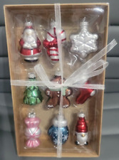 BRAND NEW Very Cute Target Glass Christmas 9ct Ornaments with  picture