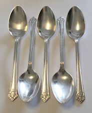 Vintage 1931 SILVERPLATE 1847 Rogers Bros IS Her Majesty Flatware Place Spoons picture