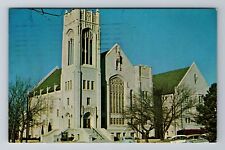 Norman OK-Oklahoma, McFarlin Memorial Methodist Church, Vintage c1964 Postcard picture
