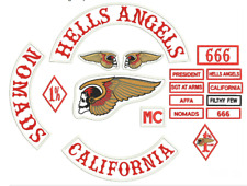 18 piece Hells Angels Full Patch set picture