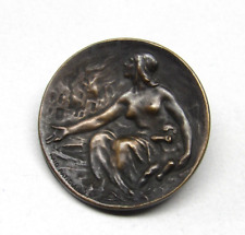 Haig Patigian Bronze Armenian Genocide Relief Pin 1917 Shreve & Co. Pinback RARE picture