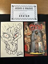 Goon #3 W/ Original Art Sketch Signed Avatar Press 1999 1st Print Eric Powell VF picture