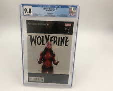 All-New Wolverine #1 CGC 9.8 Grant Hip Hop Variant Cover DMX Marvel 2016 picture