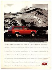 Original 1992 Chevy Blazer Truck - Original Print Advertisement (11 x 8) picture
