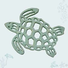 Trivet with Cast Iron Sea Turtle Design Tropical Nautical Vintage Kitchen Dining picture