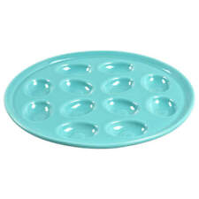 Homer Laughlin  Fiesta Turquoise  Deviled Egg Plate 6362948 picture
