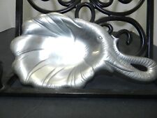 Vtg - Arthur Court Elephant Serving Dish with Trunk Handle - stamp signed 1987 picture